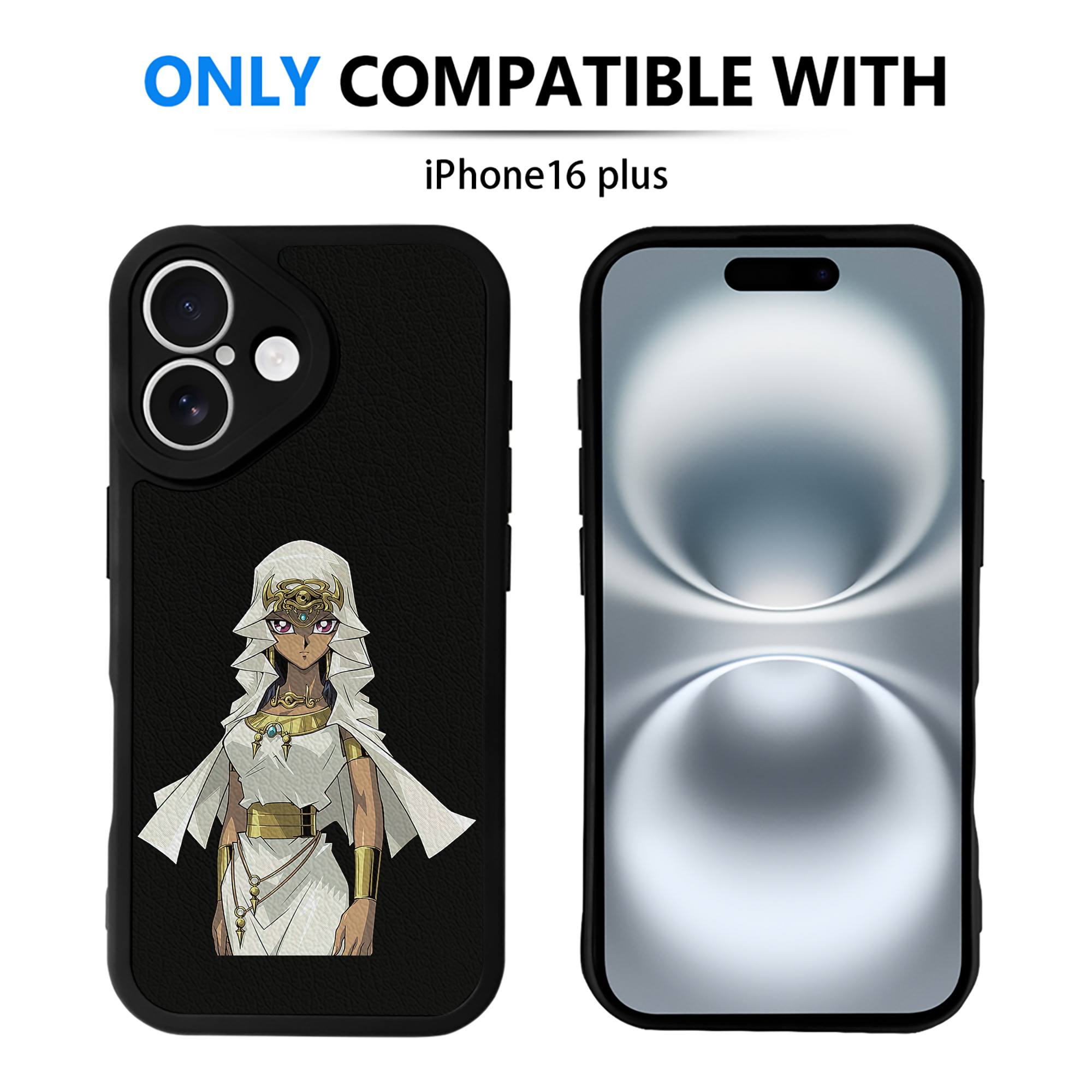 遊☆戯☆王 Yu-Gi-Oh! 【iPhone 16シリーズ対応】シリコンスマホケース（レザー調） 材質：シリコン